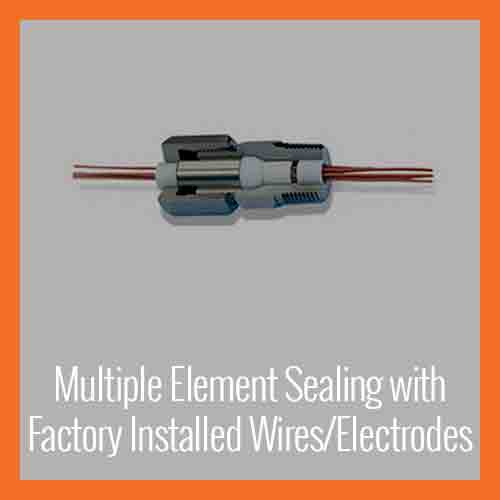 Multiple Element Fittings with Factory Installed Wires/Electrodes