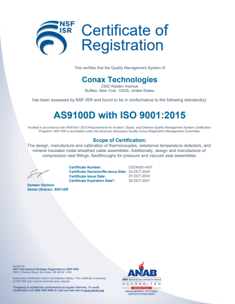 Conax Certifications and Accreditations | Conax Technologies